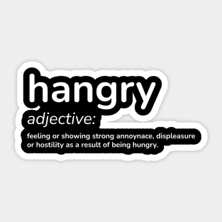 Hangry Sticker